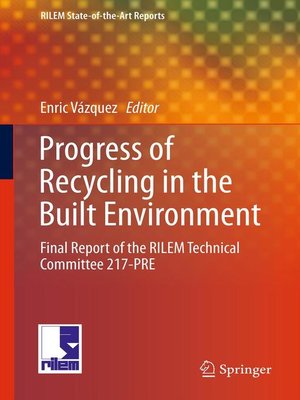 cover image of Progress of Recycling in the Built Environment